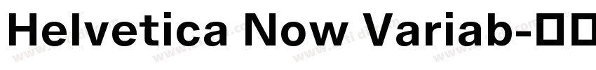 Helvetica Now Variab字体转换